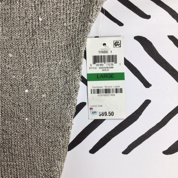 Large INC International Concepts gray sparkle sweater - Picture 2 of 8